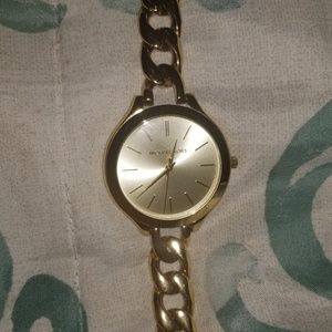 Michael Kors Runway Gold Watch
